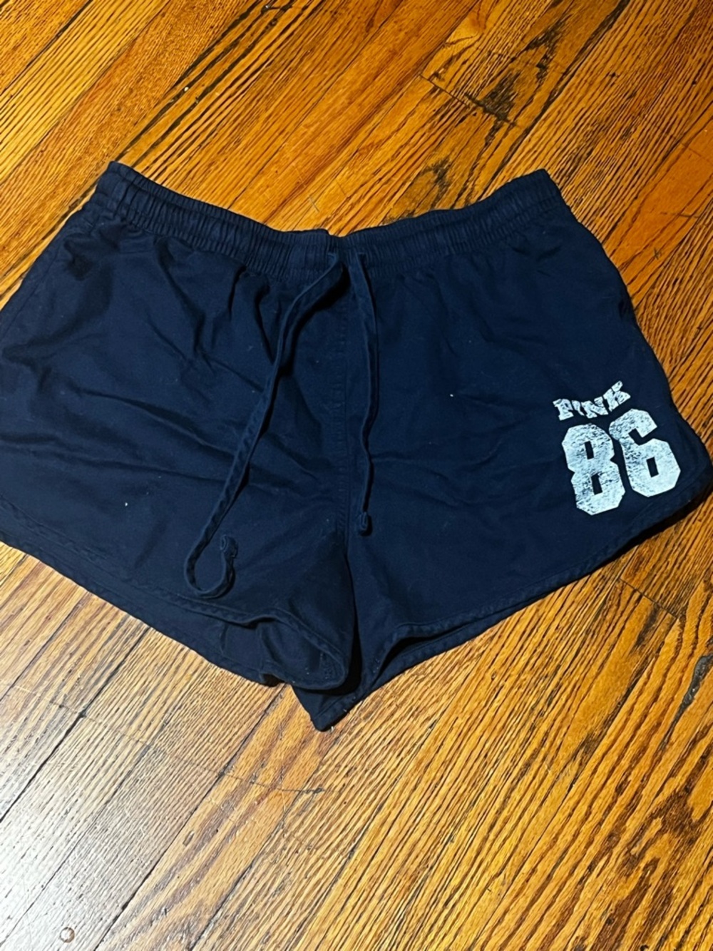 PINK Victoria's Secret Black Lounge Shorts